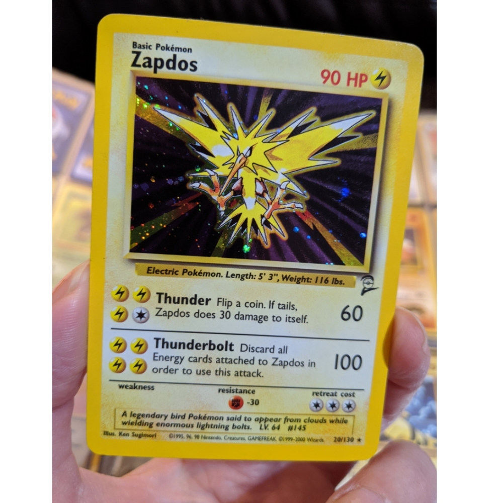 🆕 Zapdos Holo Gen2 #20/130 Mint Condition